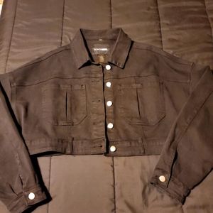 Fashion Nova Black Denim Jacket